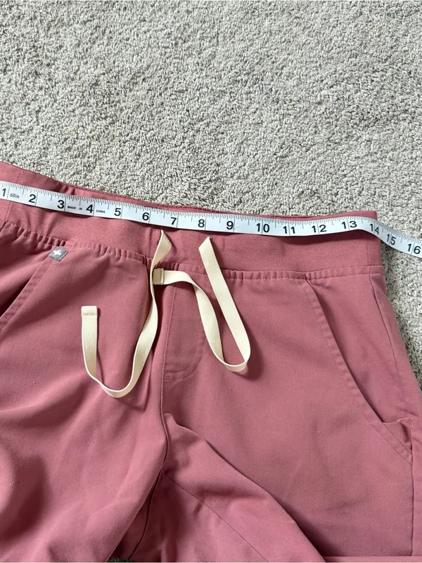 Figs Women’s Zamora Jogger Scrub Pants Pull On in Mauve Pink XSP - Image 10