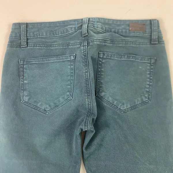 Paige Jeans‎ Womens 27 Blue Medium Wash Skinny Low Rise Stretch Denim Made USA - Image 10