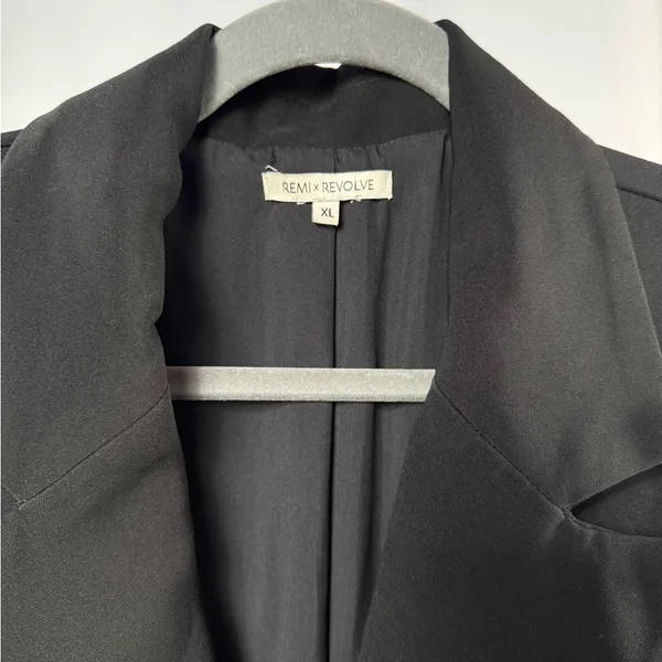 Remi x Revolve‎ Meghan Blazer Dress in Black Size Extra Large - Image 3