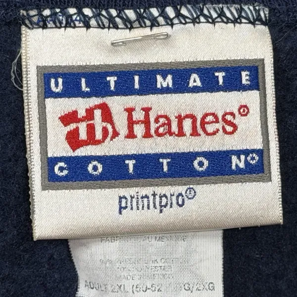 Hanes Vintage UNC Tar Heels Grandma Sweatshirt Women's 2XL Blue Crewneck - Image 3