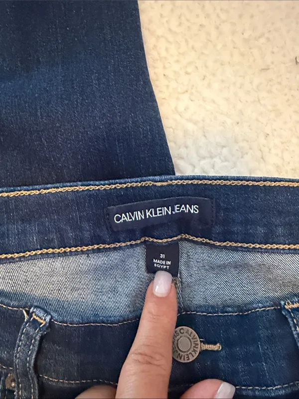 Calvin Klein Indigo Ankle Crop Slim Jeans - Image 7