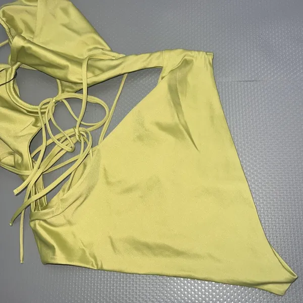 Cuty Fashion Sexy One Piece Swimsuits with Cutout wireless Monokini Swimwear - Image 6