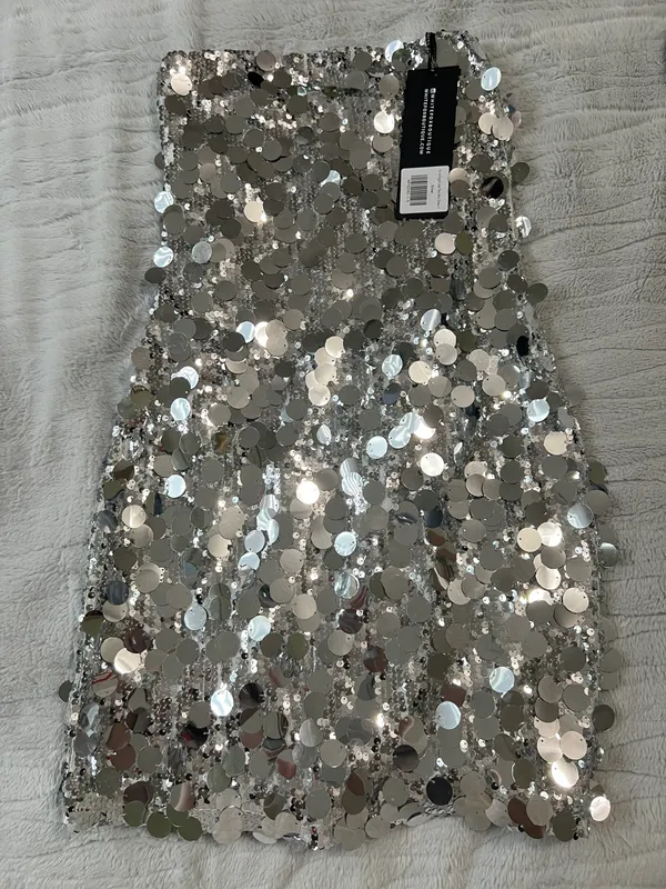 White Fox On A Night Like This Sequin Dress - Image 3