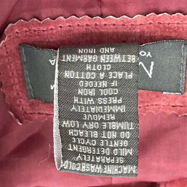 Motto Genuine Suede Leather Pink Trucker Jacket Western Button Front Chore Coat - Image 7