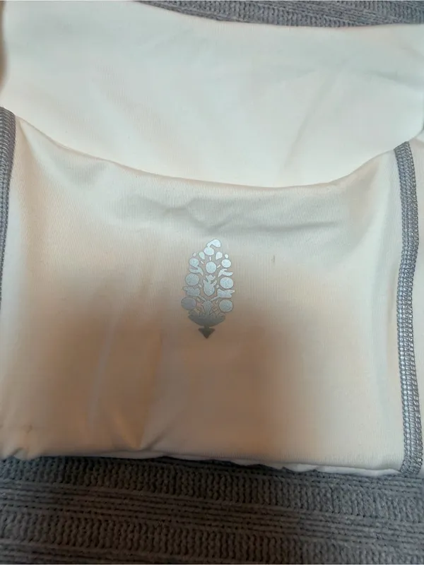 FP Movement by Free People Cream Athletic Bra with Square-Back Detail - Image 6