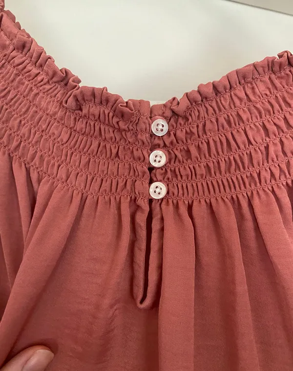 Peachy Pink Off The Shoulder Top - Image 3
