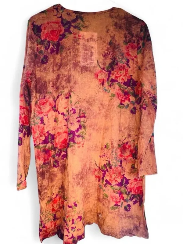 Vintage‎ Geo Floral Tunic Dress S NWT Crochet Lace Boho Cottagecore Whimsigoth - Image 8