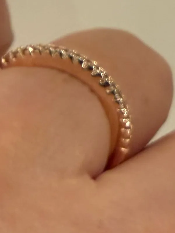 Delicate Gold Tone Pave - Image 2