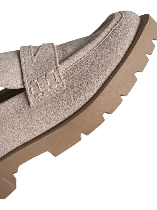 Like New Dolce Vita Leather Elias Dune Loafers Size 10 - Image 5