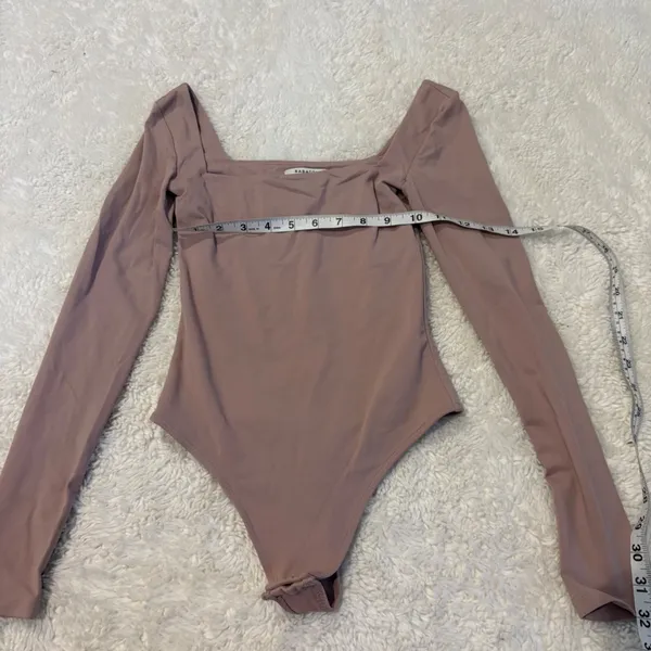 Aritzia Babaton Contour Womens XS Long Sleeve Dusty Preppy College Minimalist - Image 3