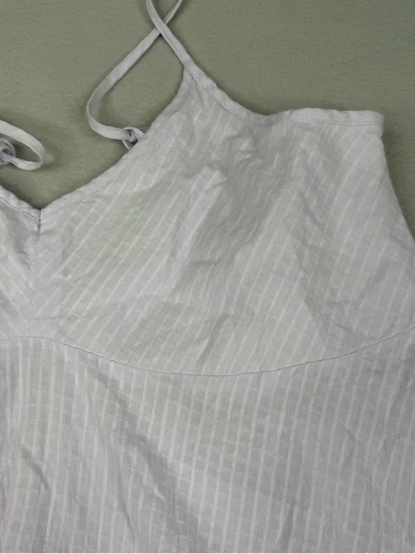 J.Crew Soft Gauze Cotton Tiered Beach Dress Lilac Purple Small BR007 - Image 2