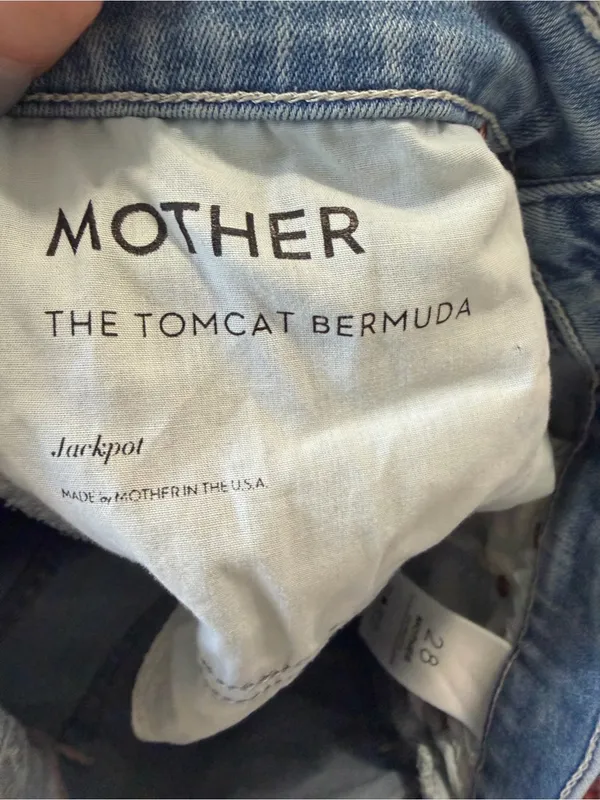 Mother The Tomcat Bermuda Jackpot Size 28 Blue - Image 4