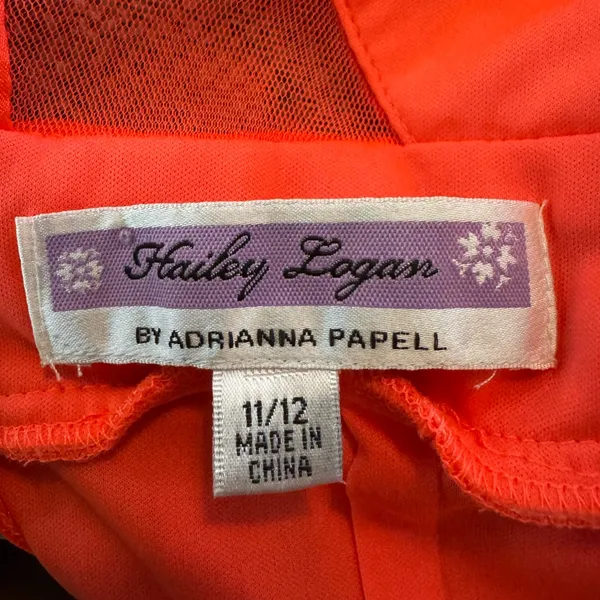 Adrianna Papell Bold Coral Dress - Image 3