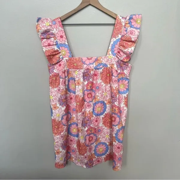 Tuckernuck x Cameran Eubanks Wimberly Folly Floral Hazel Linen Dress Size Large - Image 6
