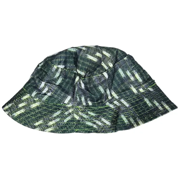 Aerie Bucket Hat Green‎ Yellow Plaid Pattern One Size - Image 6