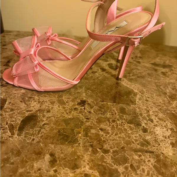 Nina New York beautiful Women's Pink Bow Heels - Image 3