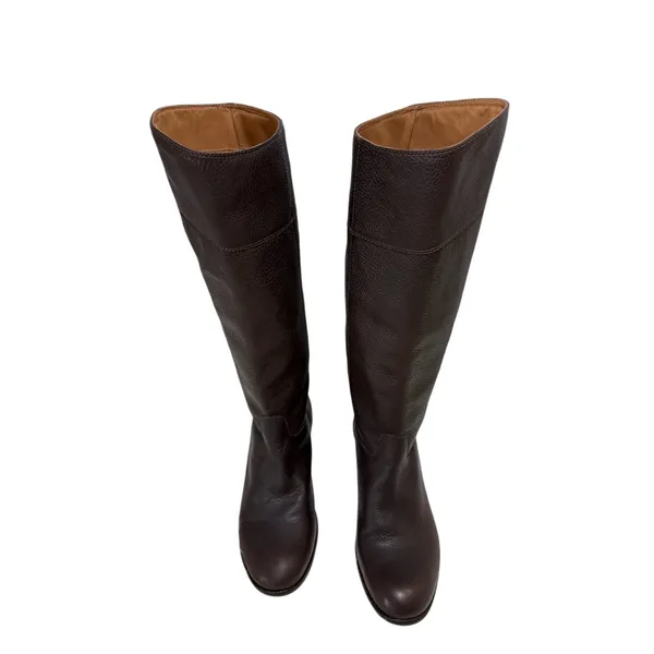 Vero Cuoio Riding Leather Dark Brown Boots Womens |US 8.5 - Image 10