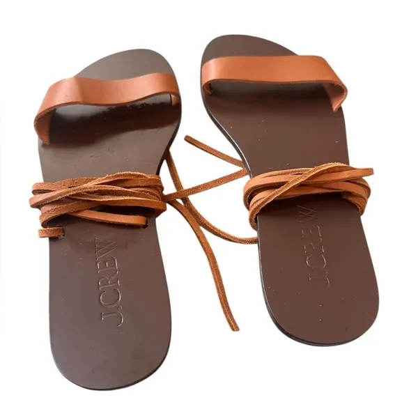 J.Crew Carsen made-in-Italy lace-up sandals in leather 6 - Image 2