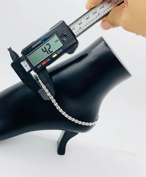 ❤️ Sterling Silver 925 Ankle Bracelet 10” ❤️ - Image 5