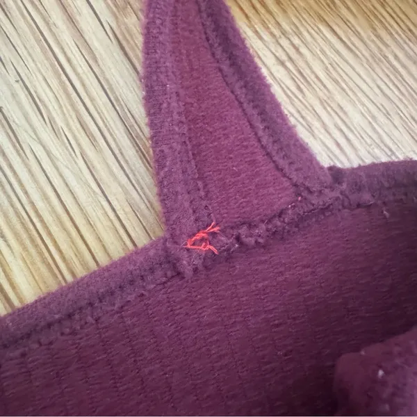 Free People Size M/L Ribbed Bodysuit Plum Wine Intimately Free medium / large - Image 12