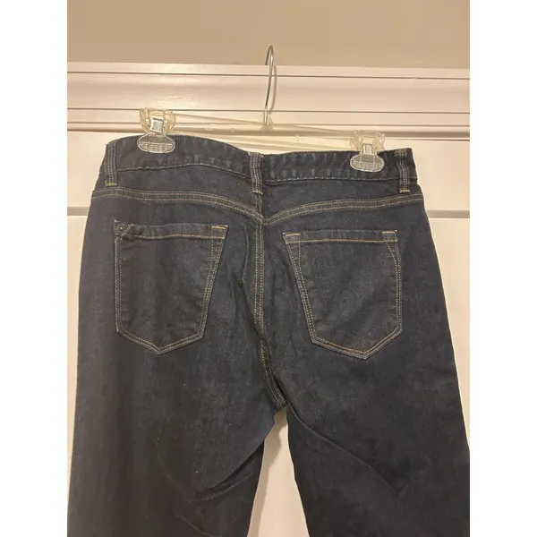 LOFT Jeans Size 8 Women’s Dark Blue Stretch Jeans Ladies Mid Rise Curvy Bootcut - Image 8
