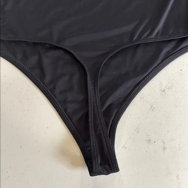 Express Black Sleeveless Bodysuit size medium - Image 3