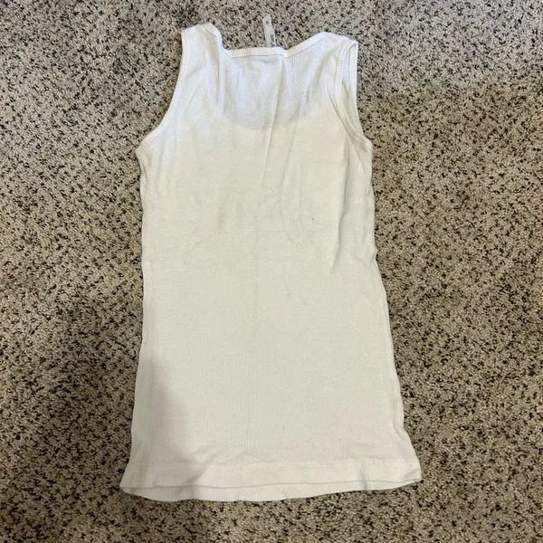 Surf Style White Tank Top - Image 3
