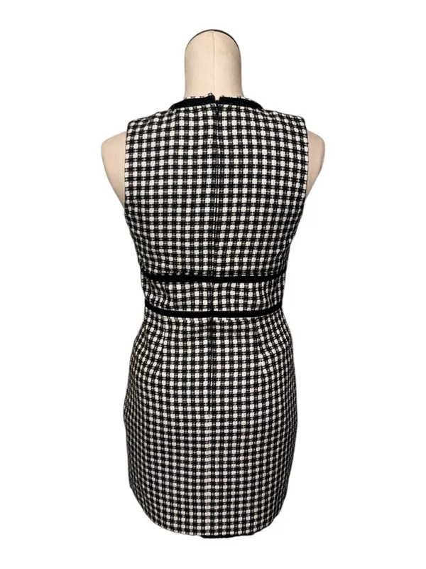 NWT Avec Les Filles Women's Black Bow Tweed Dress SZ-4 - Image 11
