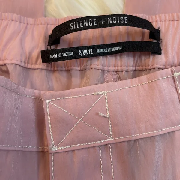 Silence + Noise Pink Flare Pants - Image 2