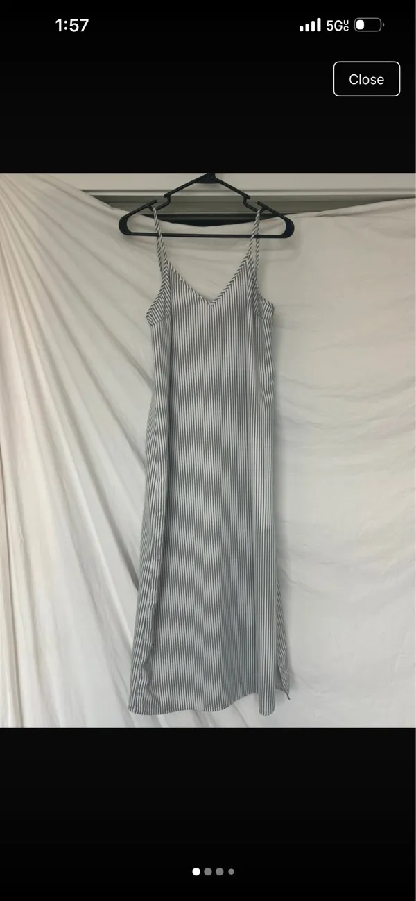 A New Day Striped V Neck Dress. XS - Image 3