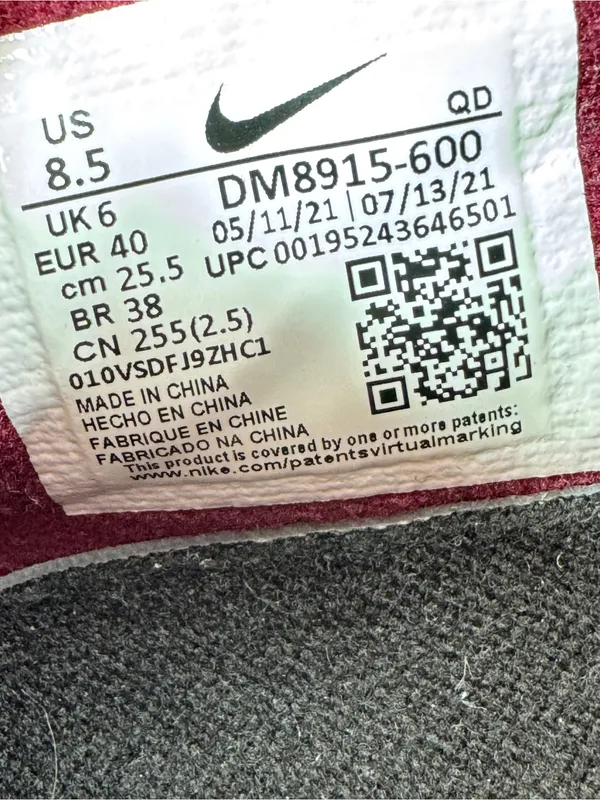 Nike Women’s Free‎ Run 2 Lace Up Running Shoes Burgundy Blue Size 8.5 DM8195-600 - Image 10