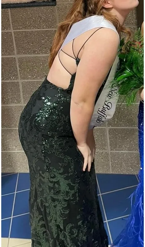 Windsor Green Prom Dress - Image 3