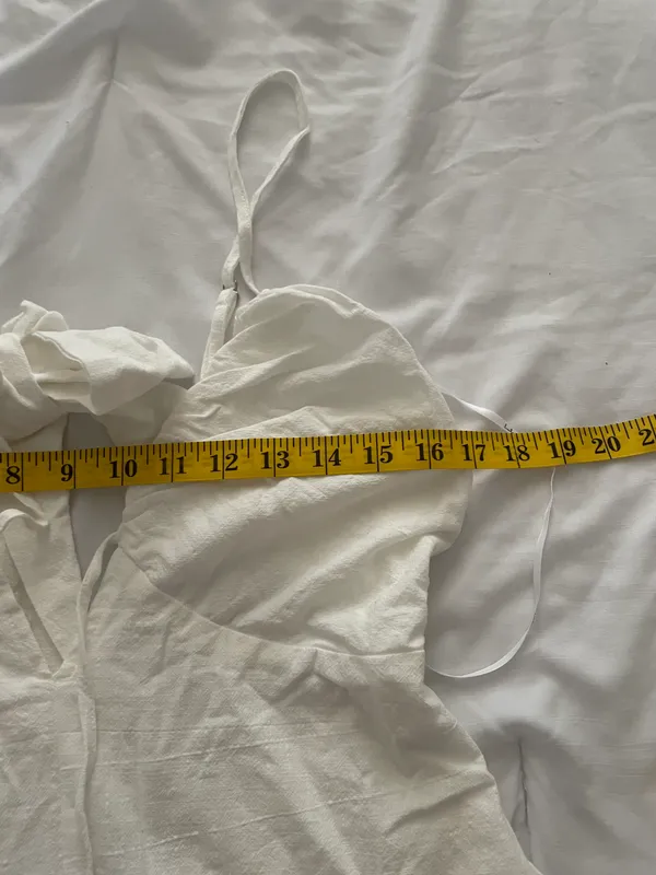 Lulus Soaking Up the Summertime White Tie-Back Skort Romper - Image 11