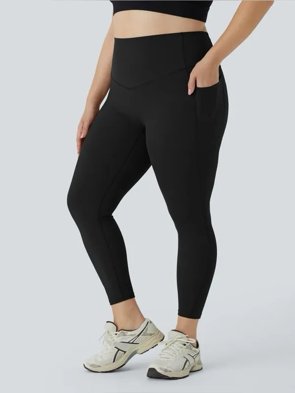 Halara UltraSculpt leggings high Waisted Tummy Control Pocket Shaping Training - Image 9