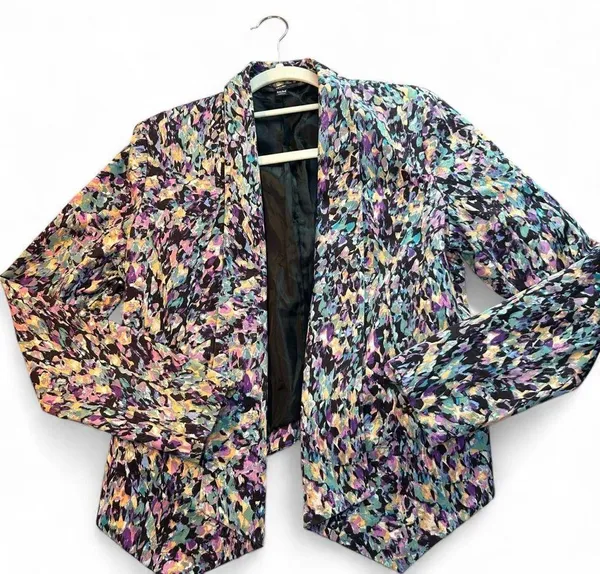 ✨Retro Y2K Watercolor Blazer✨Size M - Image 5
