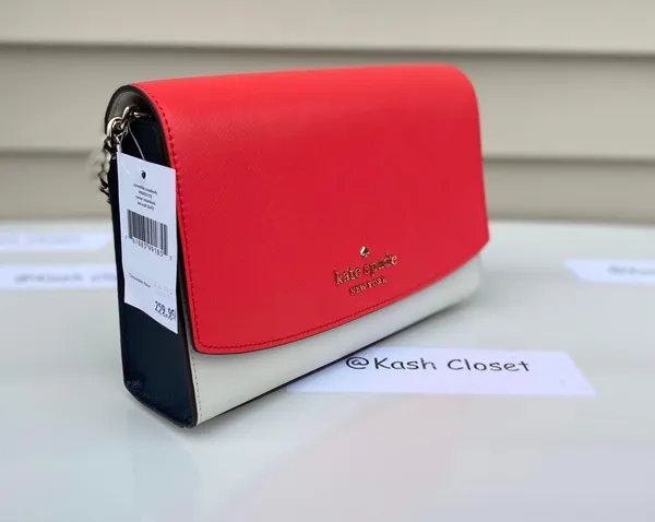 Carson Colorblock Convertible Crossbody Purse - Red Multi - Image 5