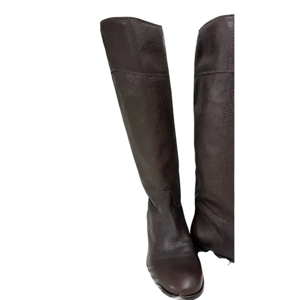 Vero Cuoio Riding Leather Dark Brown Boots Womens |US 8.5 - Image 6