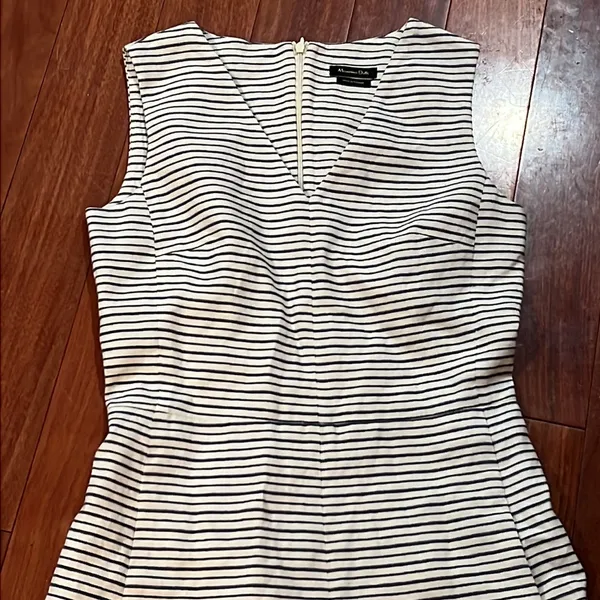 Massimo Dutti striped shift dress sleeveless - Image 3