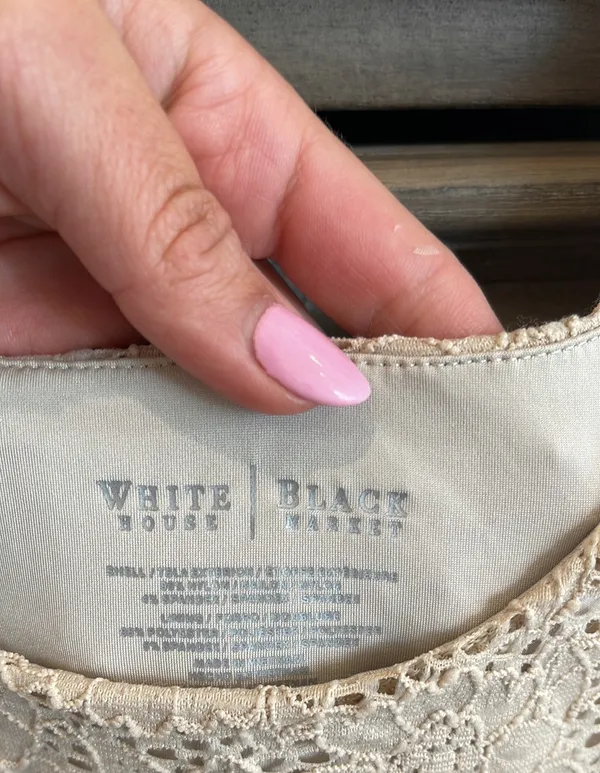 White House | Black Market Tan Top - Image 2