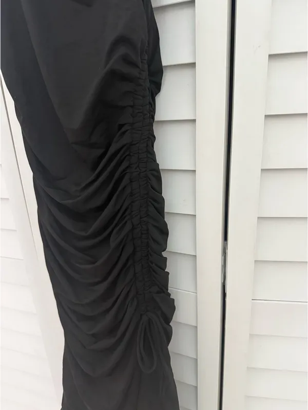 Princess Polly Black Midi Dress - Image 6