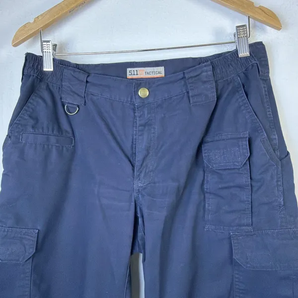 5 11 tactical Womens 12 Taclite pro ripstop navy blue pocket cargo pants - Image 5