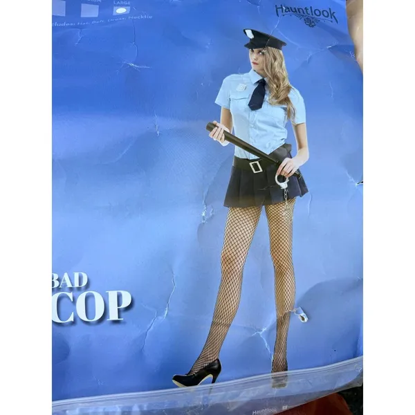 Bad cop naughty officer Halloween Costume sexy large - Image 5