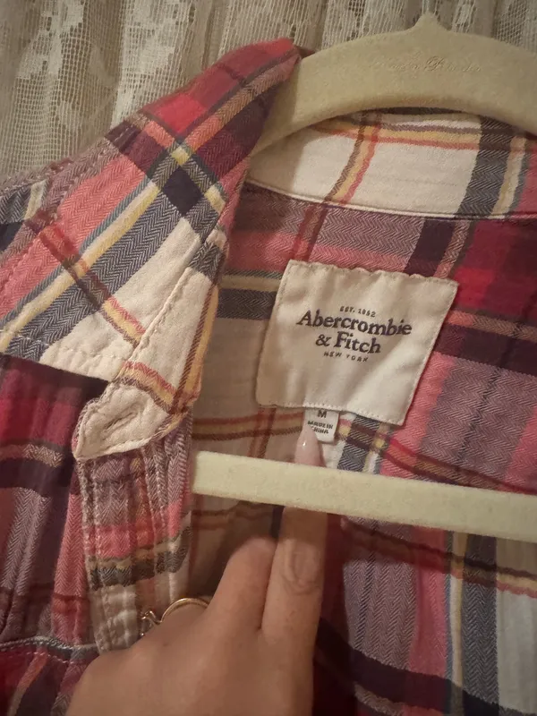 Abercrombie and fitch plaid button down shirt - Image 2