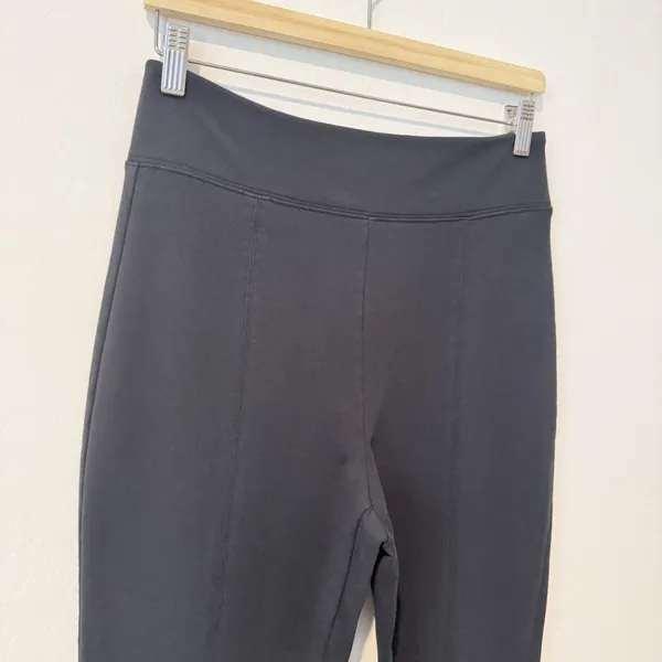 Daily Practice Pants Size‎ S Gray Flare Zipper Pull On Model Off Duty Minimalist - Image 5