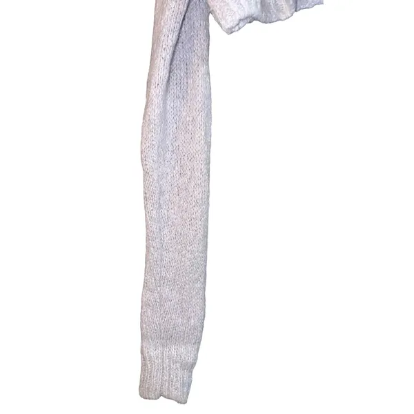 Reformation Wenda Merino Wool Alpaca Blend Crop Sweater Women's M Gray Soft Cozy - Image 7