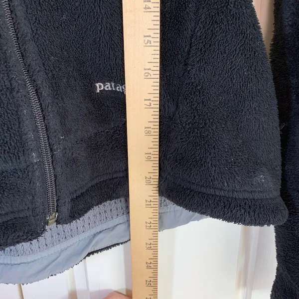 Patagonia Regulator R2 Polartec Fleece Jacket Black VTG‎ Gorpcore Womens S READ - Image 9