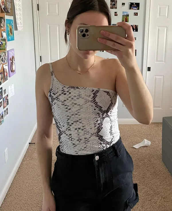 Princess Polly One Shoulder Bodysuit - Image 2
