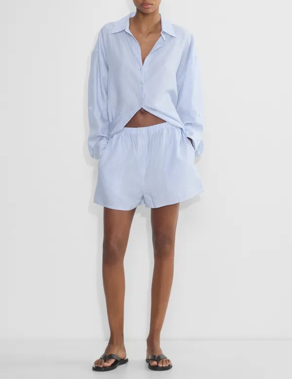 Aritzia Babaton Striped Shorts - Image 5
