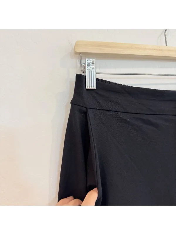 Susana Monaco Pants Size S Black Cargo Jogger‎ High Rise Jersey Model Off Duty - Image 6