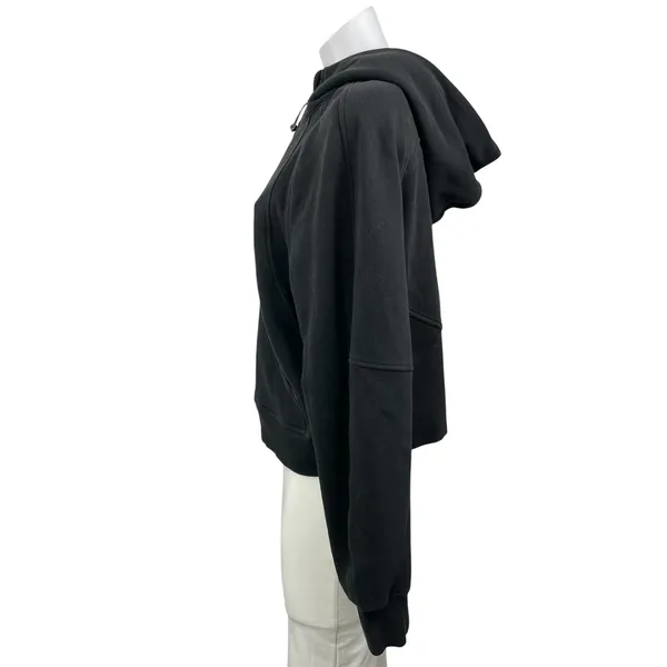 Lululemon Scuba Black Activewear Oversized Half Zip Hoodie Hooded Sweatshirt M/L - Image 2